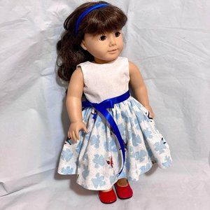 New Doll Clothes Dress Snow Angel Sparkle fits American Girl  and 18” Dolls